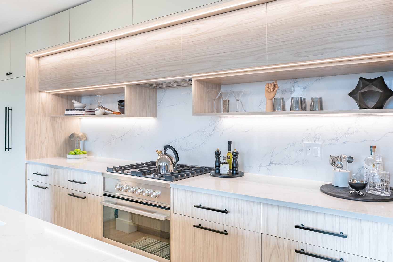 Rénovation à Montréal avec armoires personnalisées