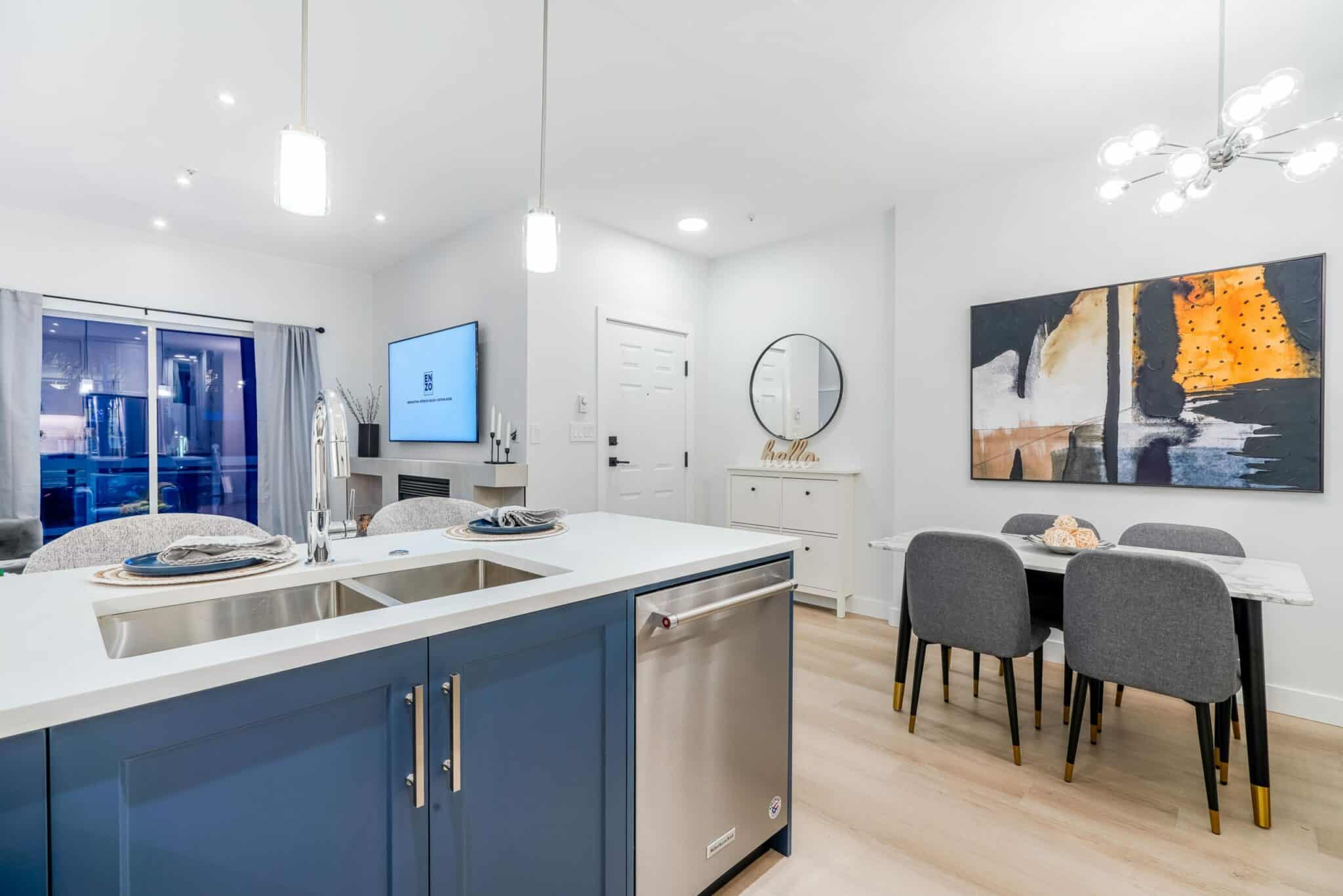 Rénovation à Montréal Vancouver cuisine marine